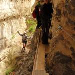 on Mauri e Miki Ferrata Burrone Giovanelli